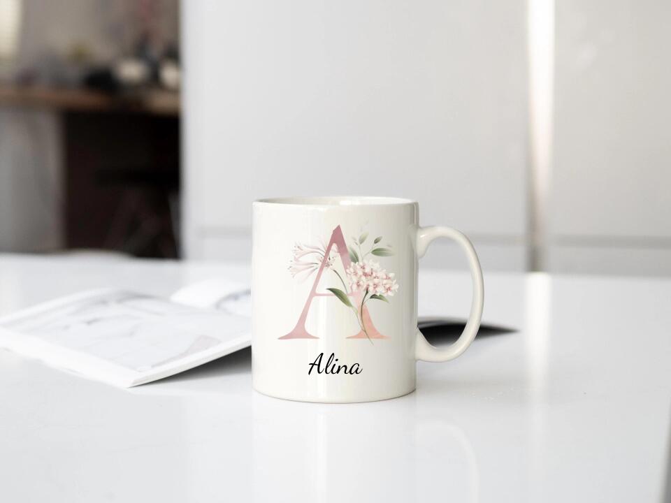 Tasse Buchstabe
