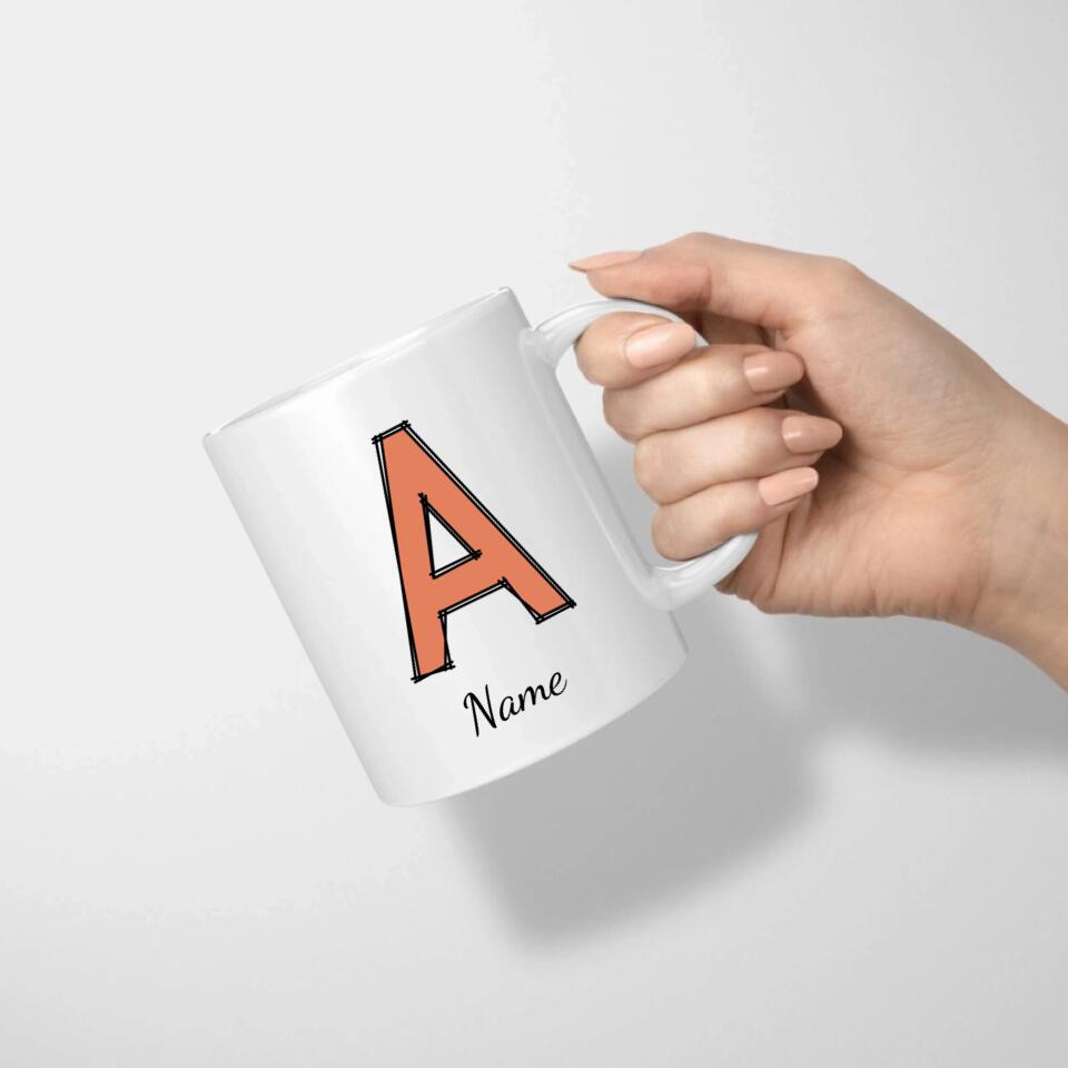 Keramiktasse mit Namen bedrucken lassen.