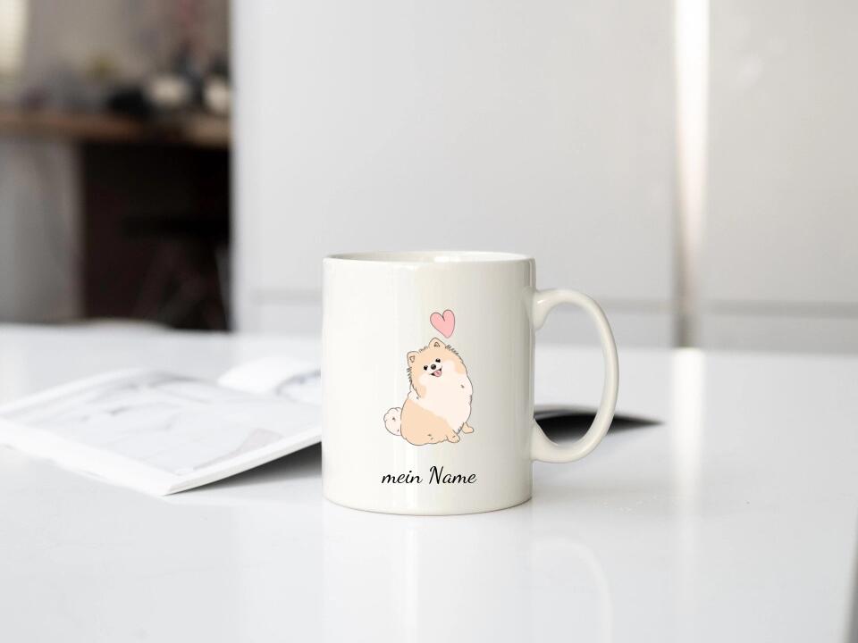 tasse personalisieren hund