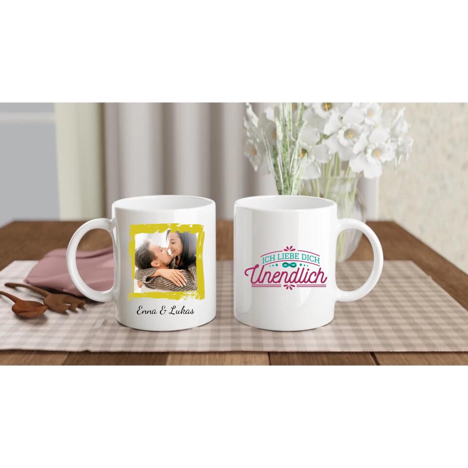 tasse mit bild und namen