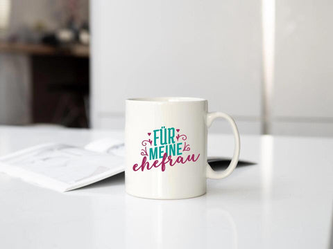 Für meine Ehefrau - Foto Tasse gestalten