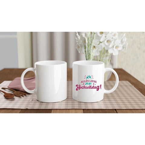 Alles Liebe zum Hochzeitstag! - Personalisierte Foto Tasse