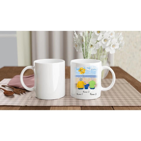 Tasse Familie (Großeltern mit Enkel)