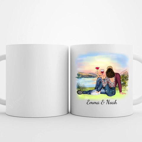 Personalisierte Tasse Paar