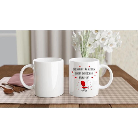 Lustige Tasse Arbeit