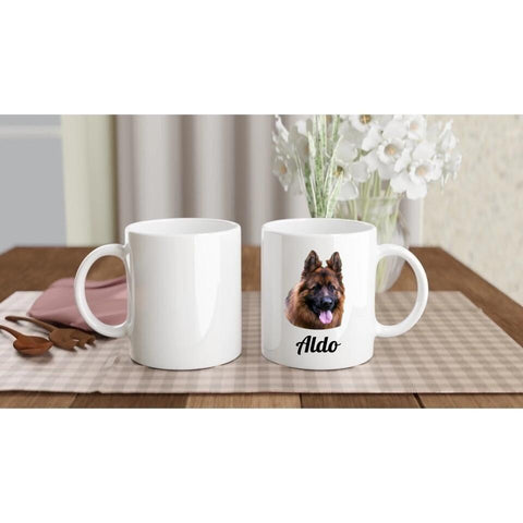 Fototasse mit Gesicht - Hund