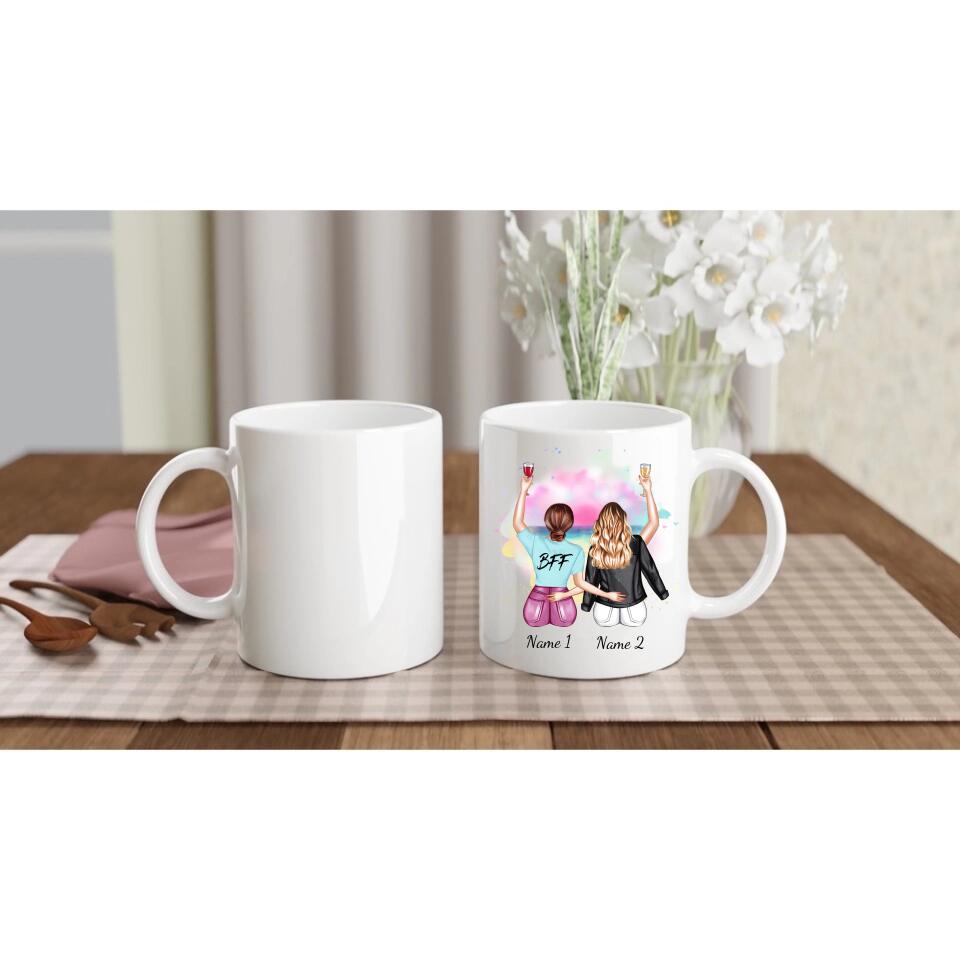 personalisierte tasse freundinnen