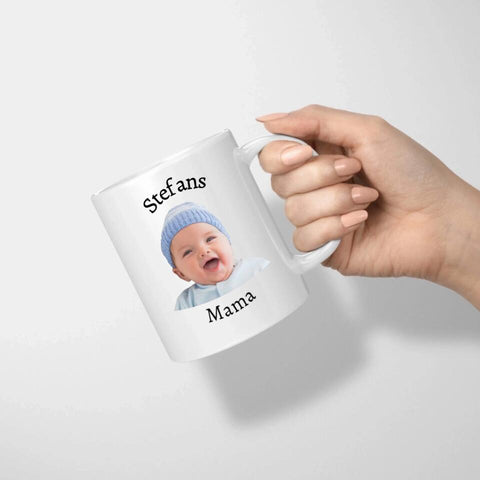 Mama und Kind Fototasse