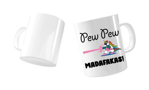 Pew Pew Madafakas Tasse