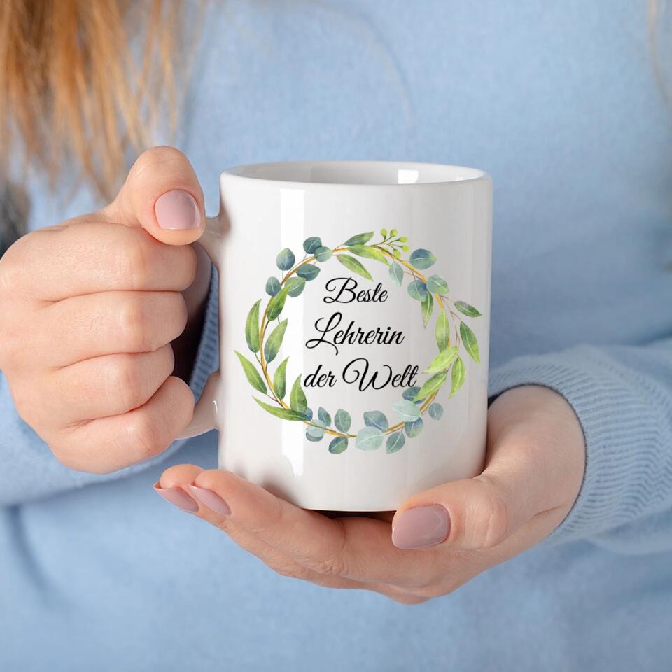 beste lehrerin tasse