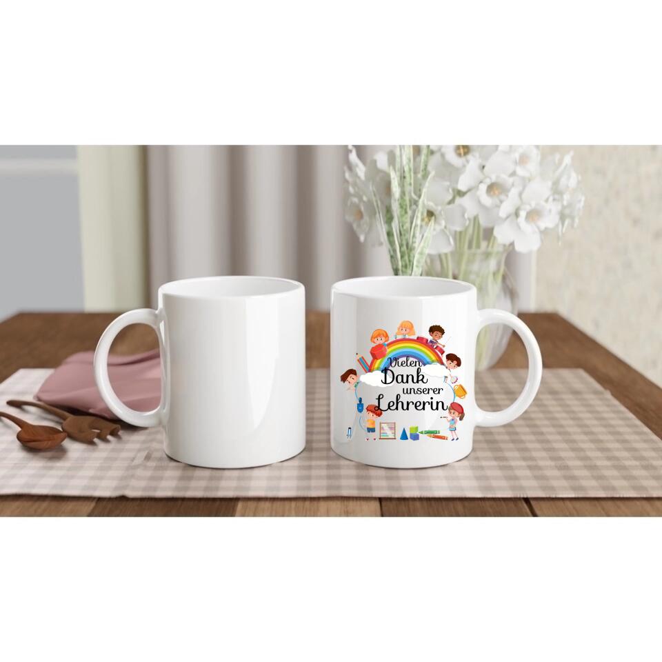 Tasse für Lehrerin gestalten