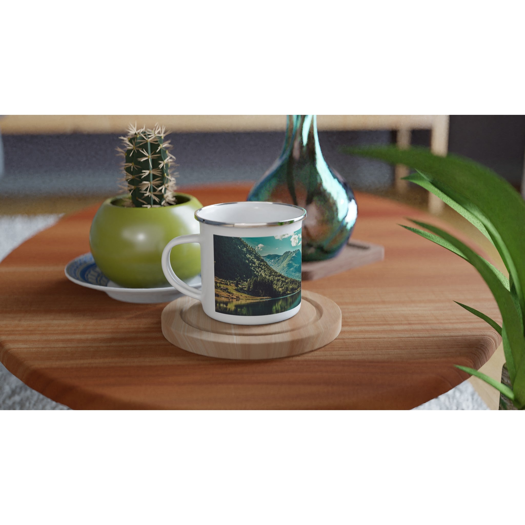 Emaille Tasse Camping