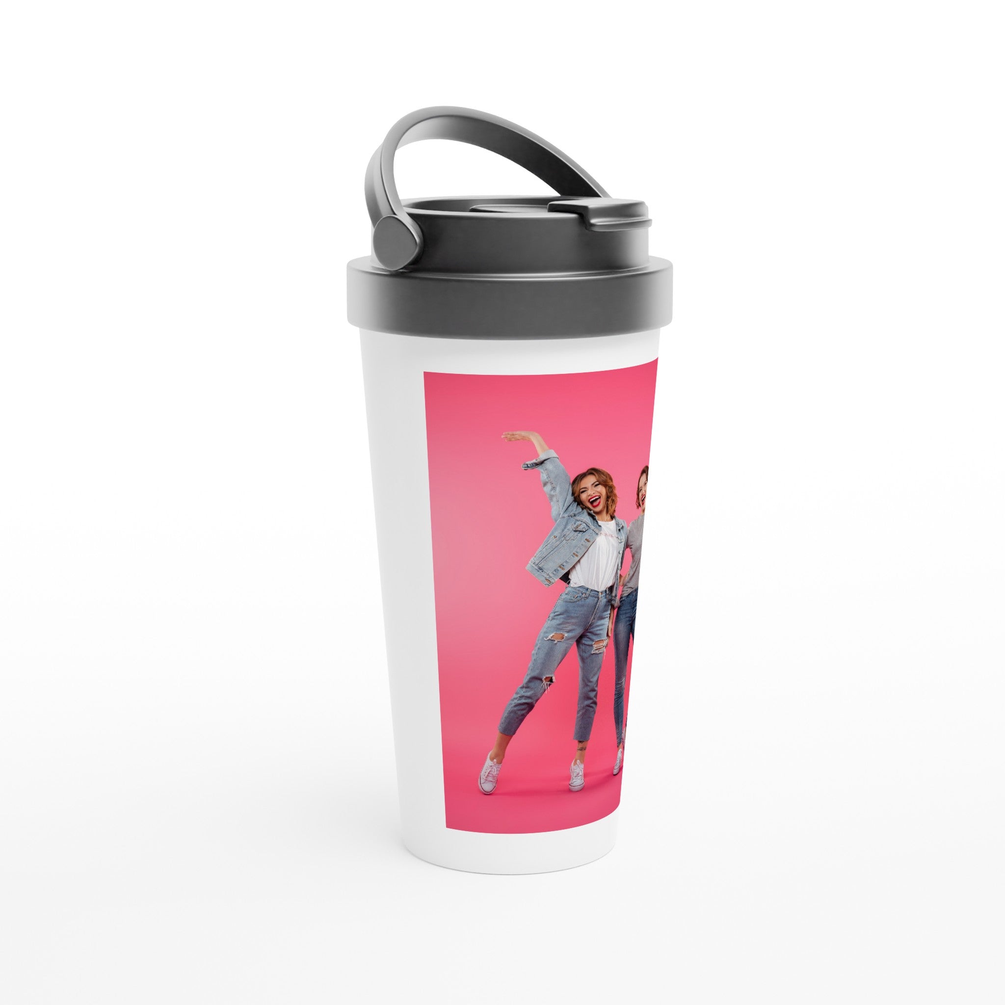 Thermobecher Edelstahl mit Foto