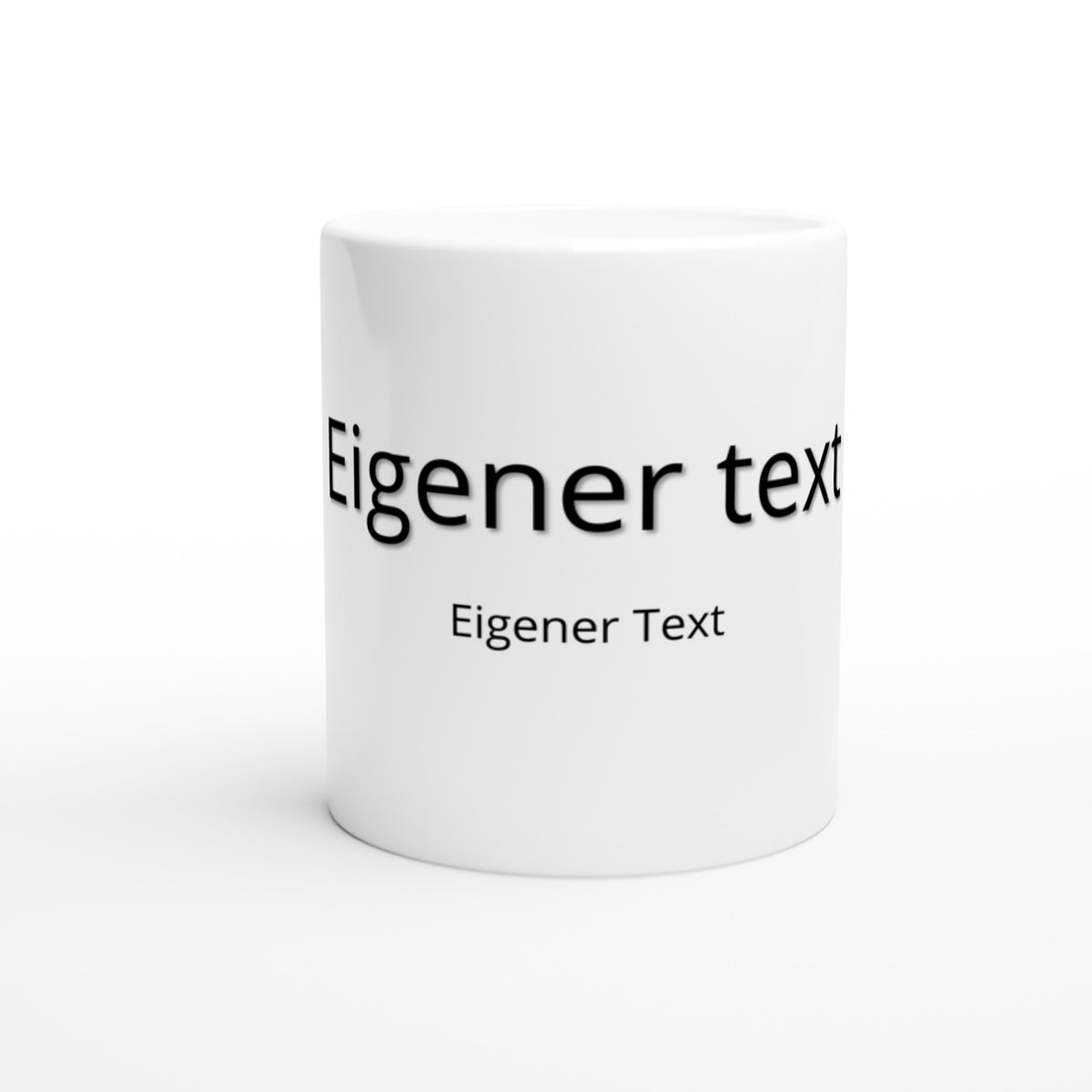 Eigenen Text auf die Tasse bedrucken lassen
